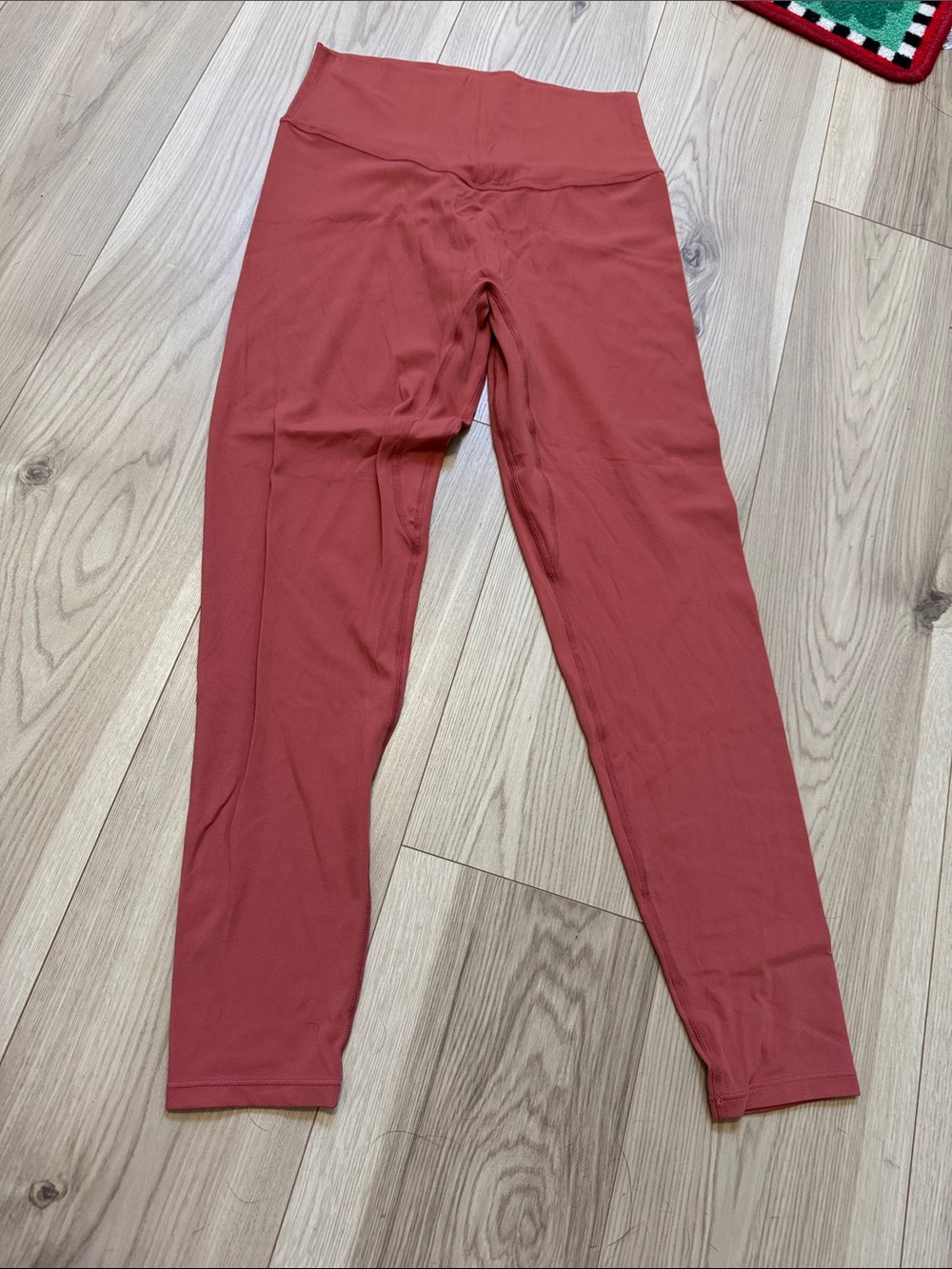 High-Waist Women's Leggings in Terracotta